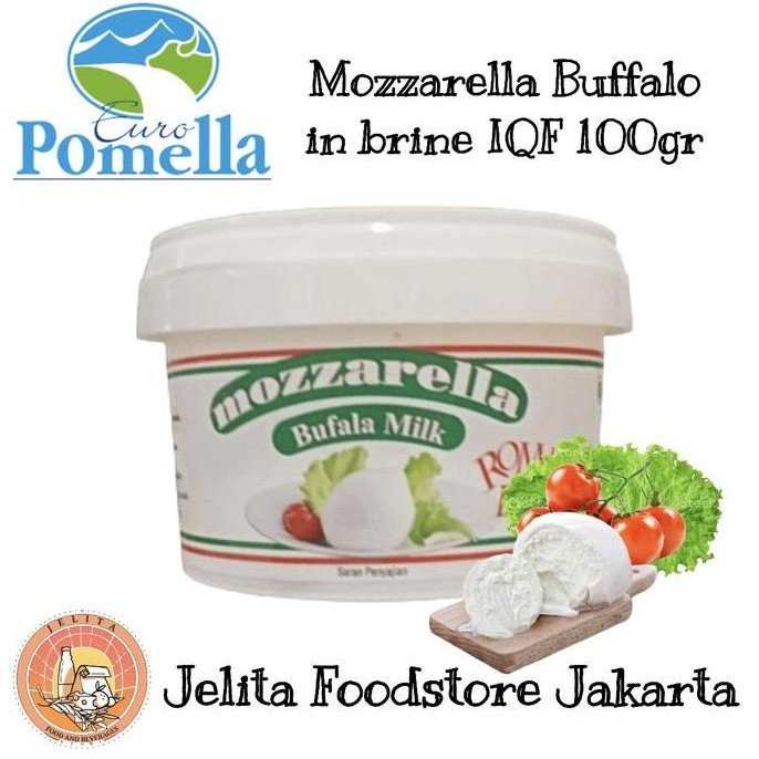 

Murah Europomella Mozzarella Buffala In Brine Iqf 100Gr - Frozen