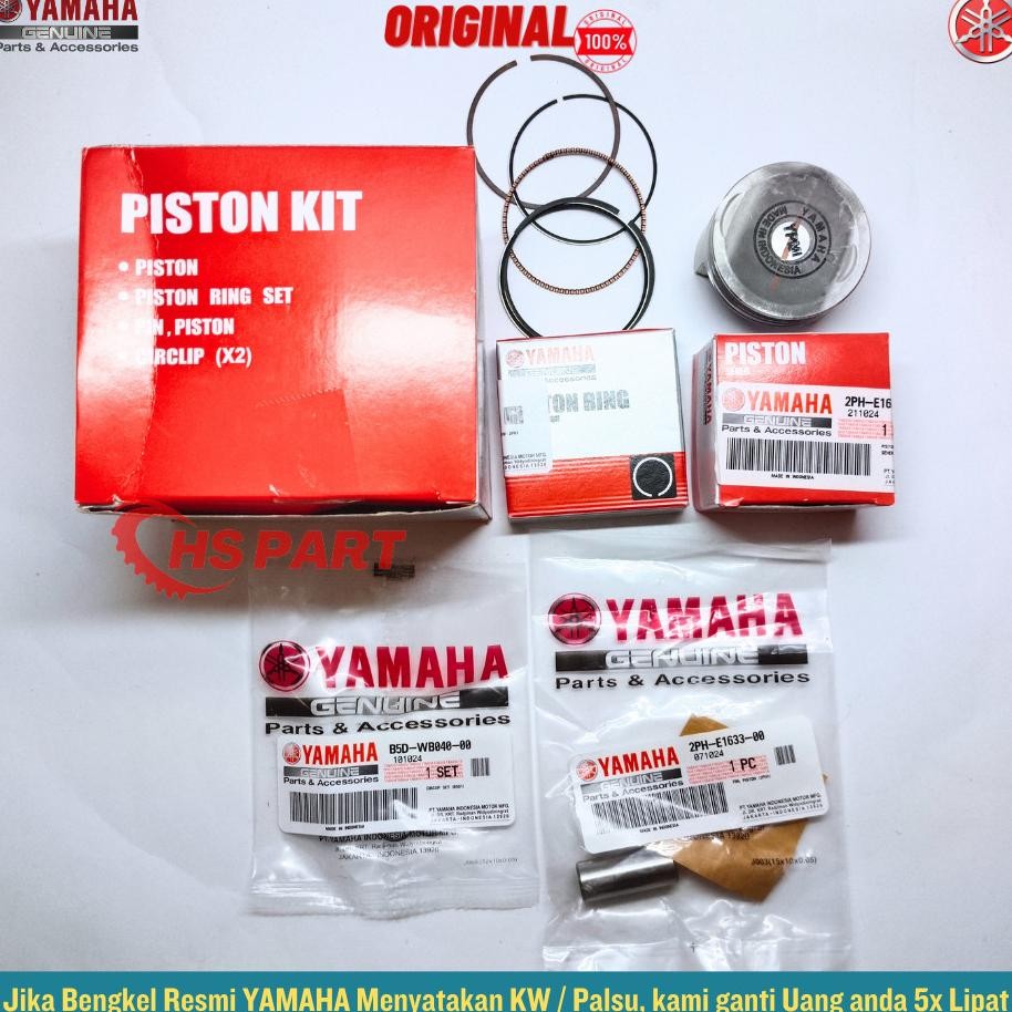 Seher Piston Kit Set Mio M3 Original Yamaha 100%