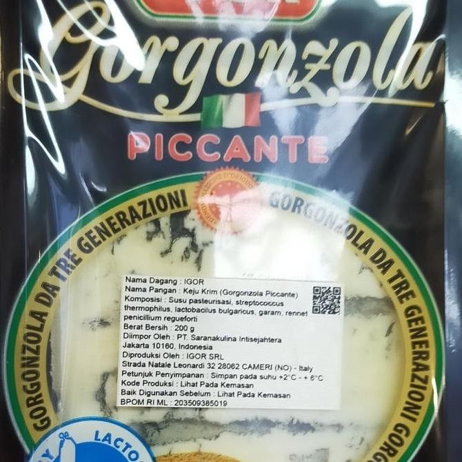 

Sale Igor Gorgonzola Picante Portion 200Gr Keju