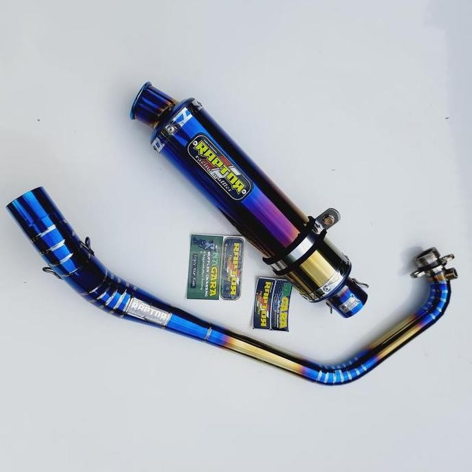 Knalpot Racing Raptor Bluemoon Satria Fu Fi