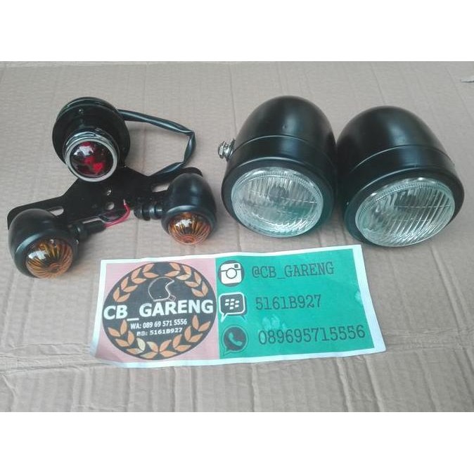 Paket Lampu Japstyle / Paket Lampu Motor Custom