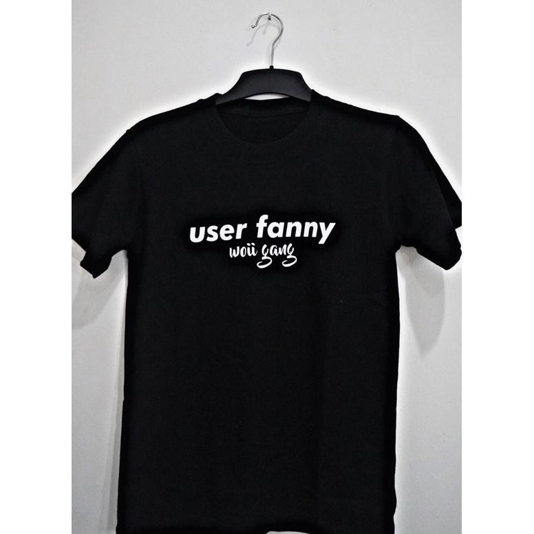 Promo Kaos User Fanny Black Skylark Kaos Dwi Woii Premium