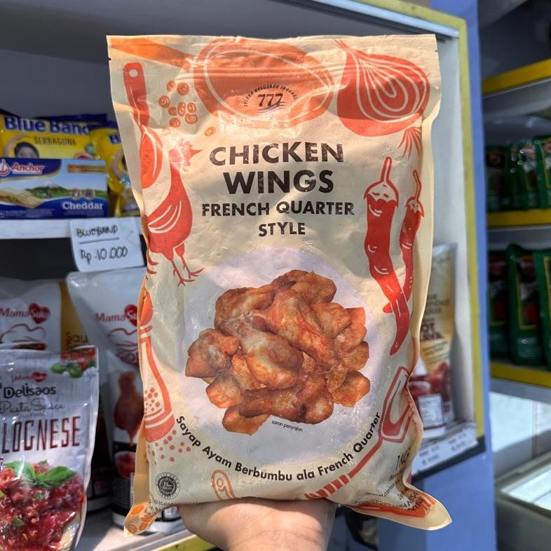 

Original 777 Chicken Wings Pizza Frozen 1Kg - Sayap Ayam Berbumbu Praktis