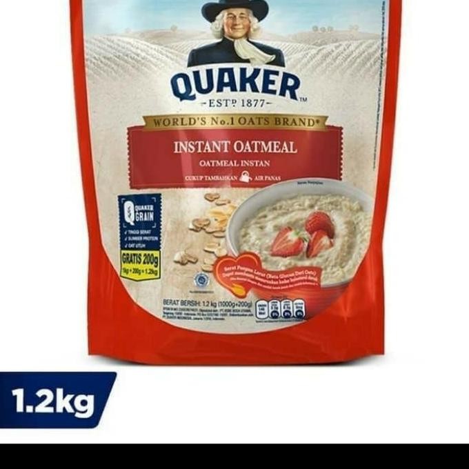 

Quaker Oatmeal Merah 1200Gr Best Seller