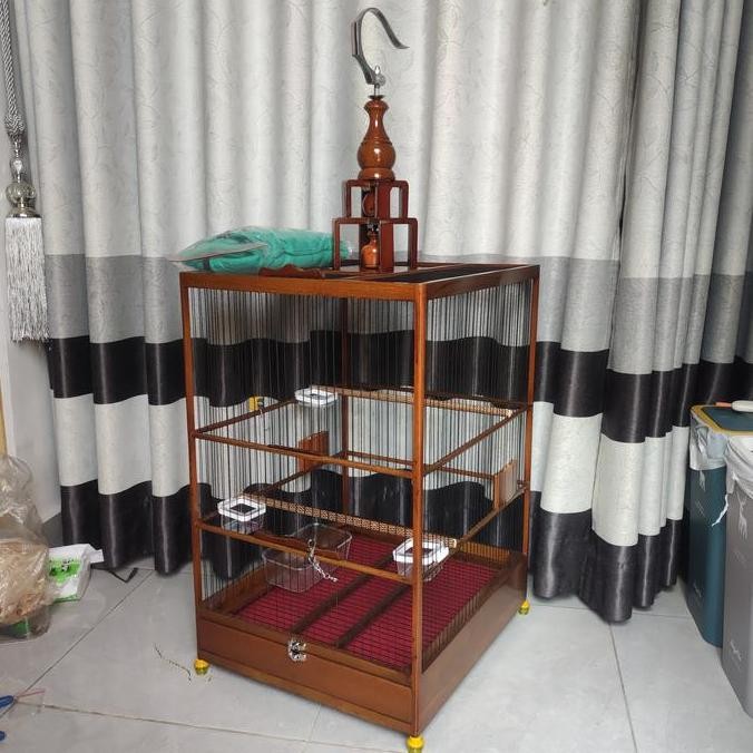 Sangkar Kotak no 3 34x39x55 fiber 1mm jarak ruji 1,2cm