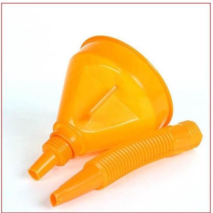 Hot Sale  Corong Bensin Elastis Mobil Motor Bis Truck Leher Panjang Ada Filter Saringan Lentur Toron