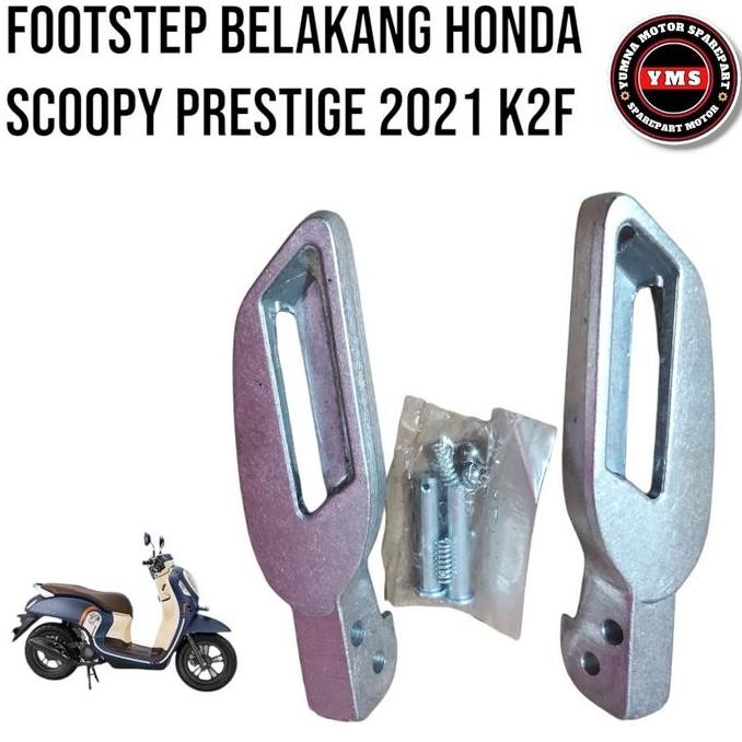 footstep belakang honda scoopy prestige 2021-2023 step belakang scoopy k2f