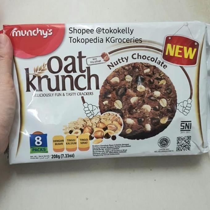 

Munchys Oat Krunch Nutty Chocolate 208Gr Terlaris