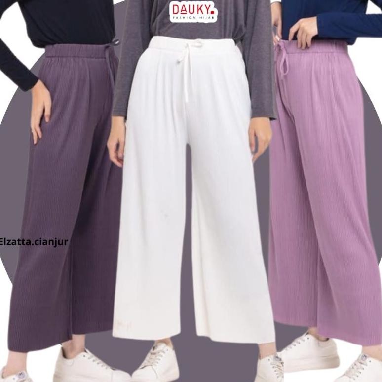 ELZATTA DAUKY CELANA KULOT PALAZZO ELZATTA DAUKY KULOT PLEATS ELZATA CELANA ELZATTA TERBARU PALAZZO 