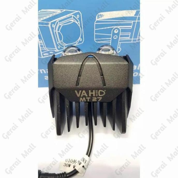 lampu led sorot tembak motor MT-27 VAHID 2 warna putih kuning