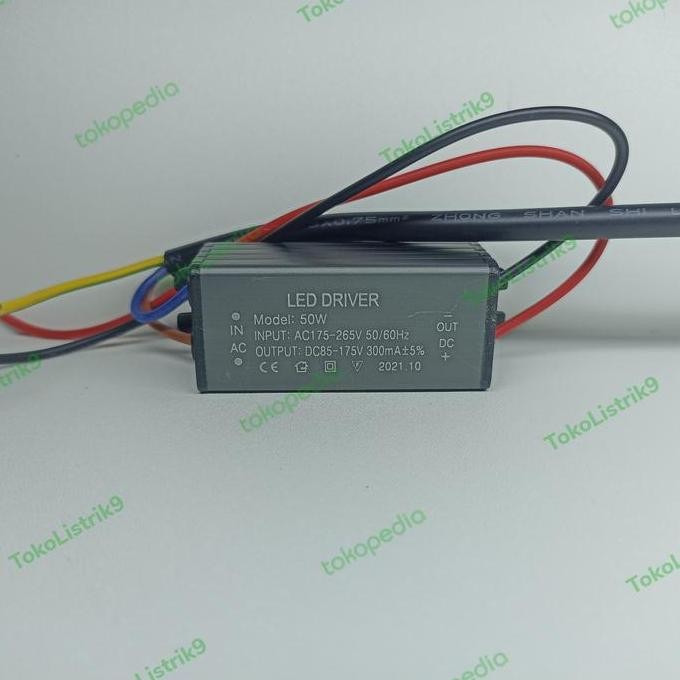 Driver Lampu Led 50Watt / Travo Led 50Watt /Driver Led 50Watt Terlaris