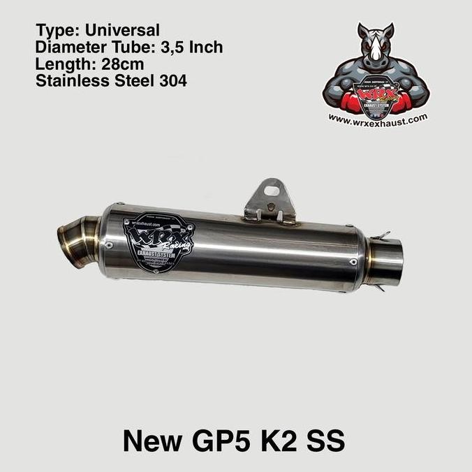 Knalpot WRX Silincer NEW GP5 K2 SS