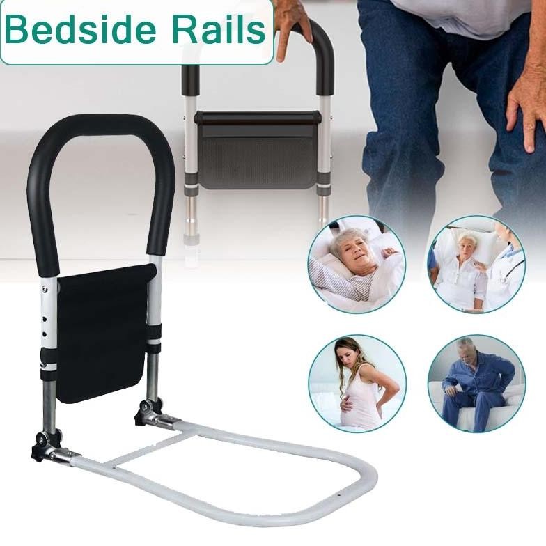 Bed Assist Rail Folded Safety Bed Rail Lansia Adjustable Alat Bantu Bangun Lansia Pegangan Tempat Ti