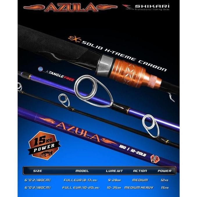 JORAN PANCING SHIKARI AZULA CARBON SOLID 180CM [terbaik]