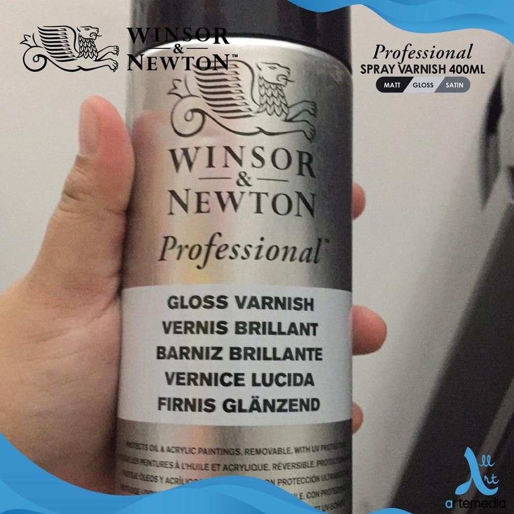 

Winsor & Newton Professional Varnish Spray 400ml Pernis Lukis SV9