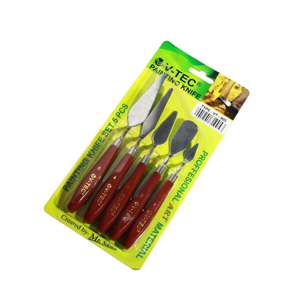 

V-Tec Painting Knife VT-005 / Pisau Palet / Pisau Lukis / Pisau Palet V-Tec / Pisau Palet Set SV9