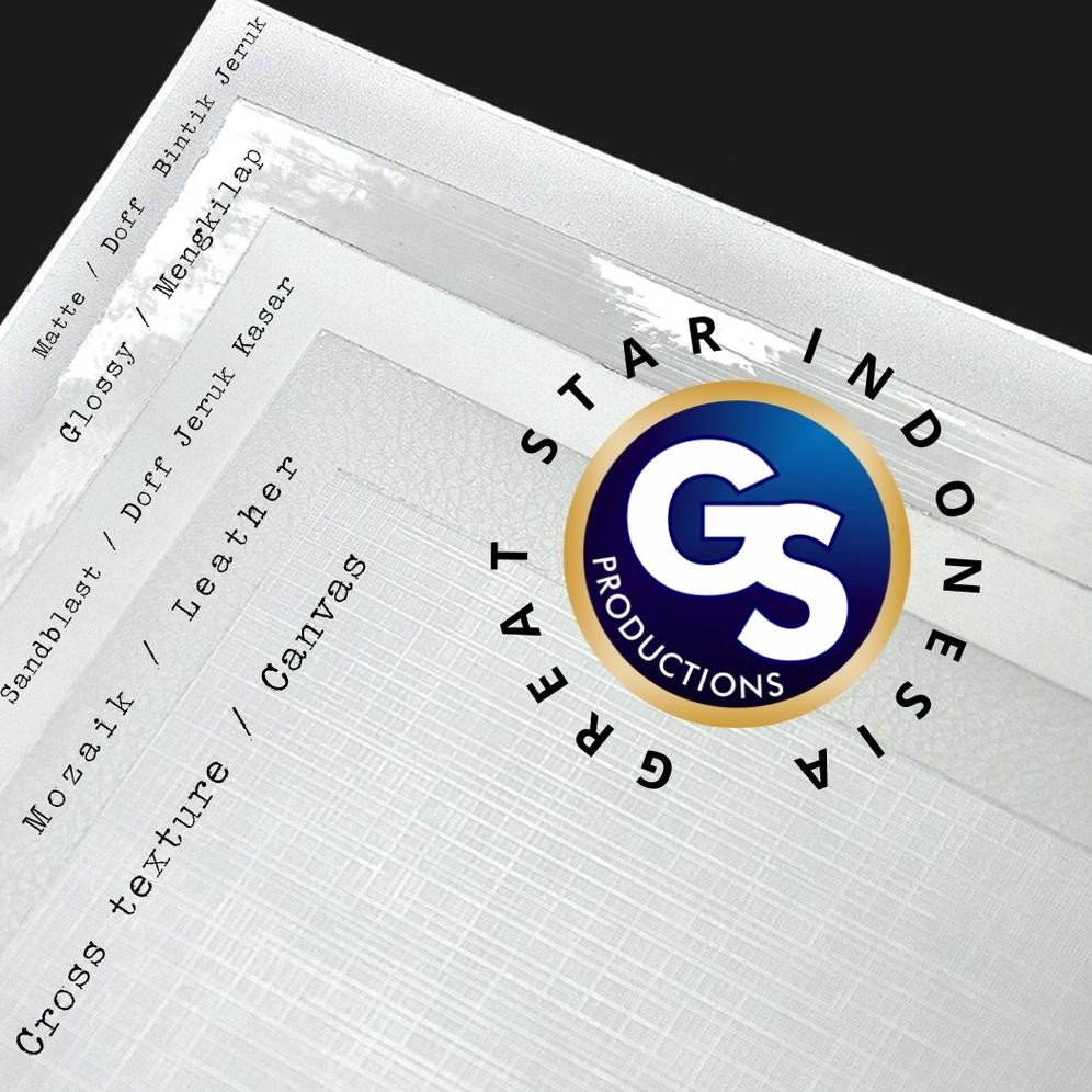 

Laminasi Dingin/Cold Lamination Mate A4/20 Lembar 160 GSM SV9
