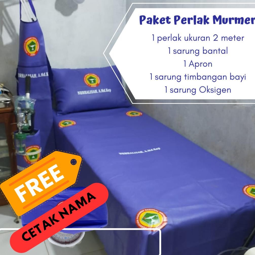 PAKET SET PERLAK WATERPROOF JUMBO , PERLAK MEDIS, PERLAK DEWASA, PERLAK LANSIA FREE SABLON NAMA (BAH