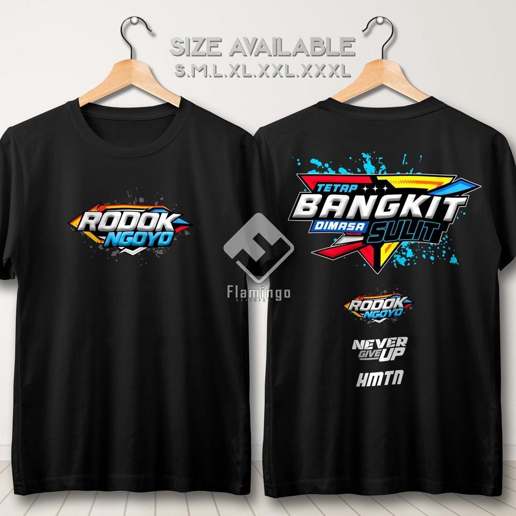 Promo Kaos Kata Kata Racing Rodok Ngoyo Tetap Bangkit Dimasa Sulit Baju Distro Motor Herex Mletre As