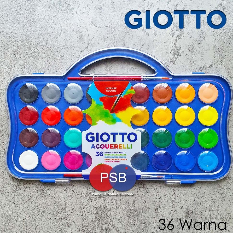 

Giotto Acquerelli 36 Warna Watercolor Cake Cat Air Giotto Set 36