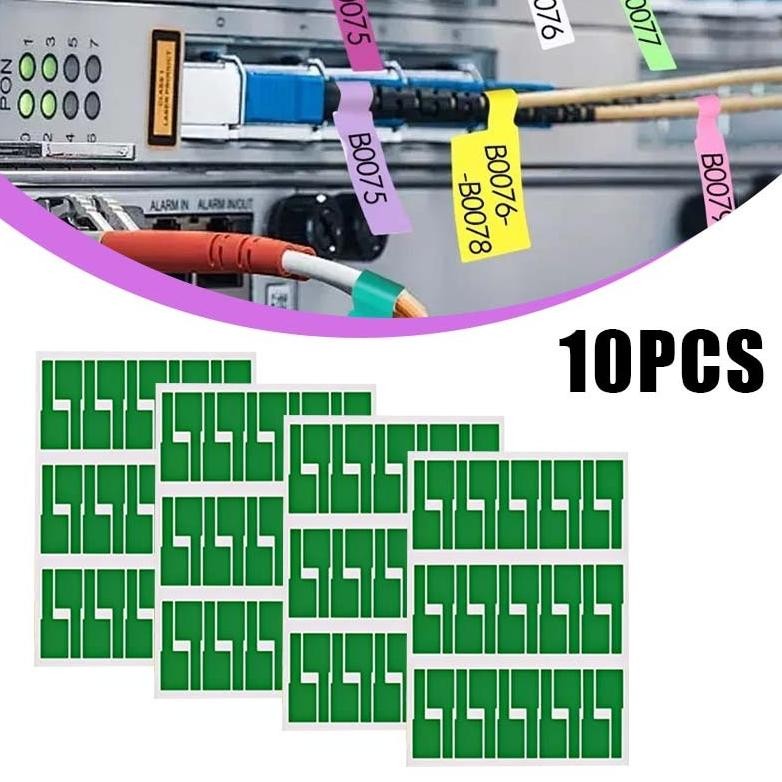 

Label Penanda Kabel Cable Label Air Stiker Label Kabel Jaringan 300pcs / 10 Lembar Label Penanda Kabel SV9