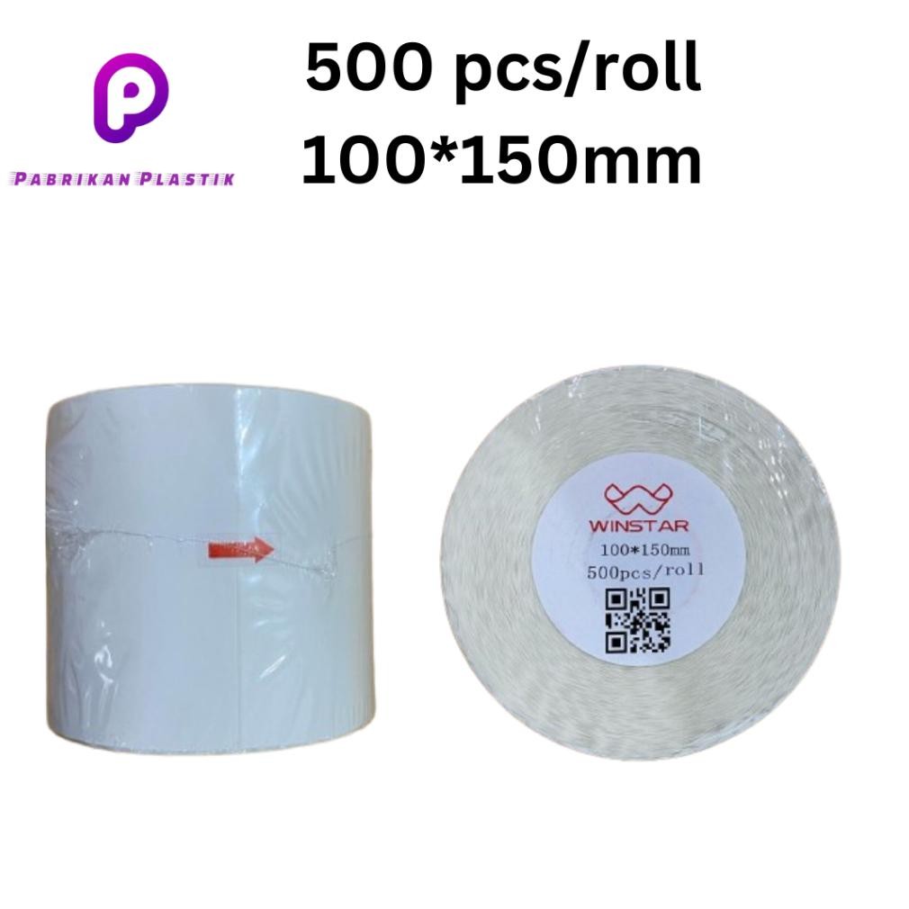 

Kertas Sticker Thermal Label Barcode 500 pcs 100x150/10x15 cm SV9