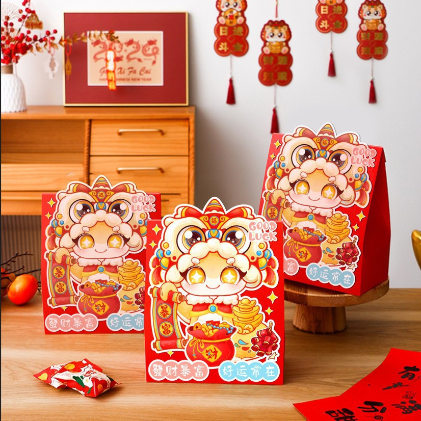 

PAOPAO Paperbox Tutup Meow Hoki Imlek Tali Good Luck Snake Cute Premium