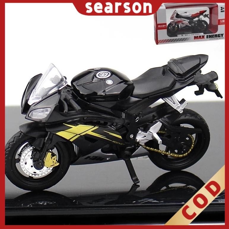 ASLI MINIATUR MOTOR BALAP SKALA 1:18 KAWASAKI NINJA H2R YAMAHA DUCATI 12CM ALLOY DIECAST KOLEKSI ANA