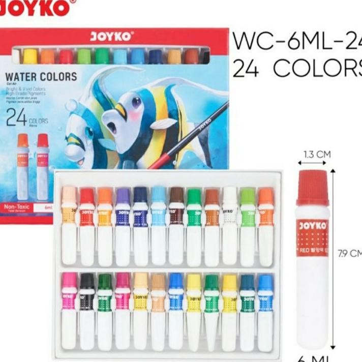 

Cat Air Water Color Joyko 24 Warna