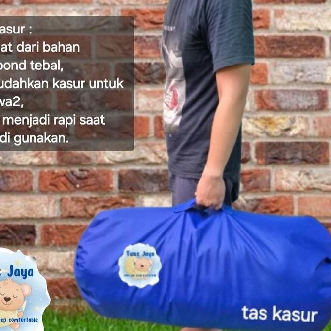Kasur Lantai Bulu Rasfur Tebal 2 Bantal