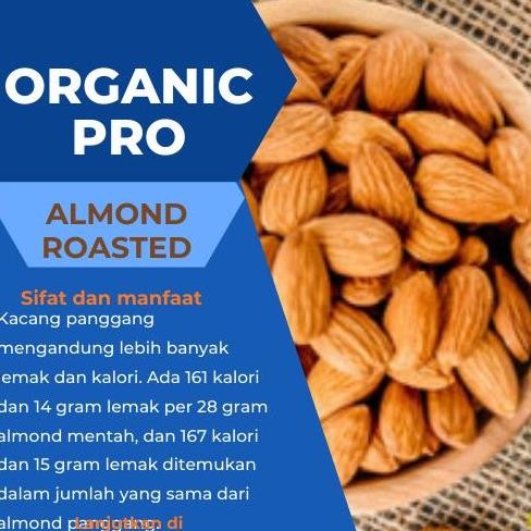 

Terlaris ALMOND PANGGANG 500gr, ALMOND ROASTED Best seller
