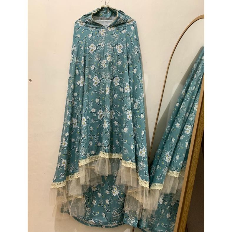 KL| Mukenah Rayon Dewasa 2in1 / Mukenah rayon tile renda / Mukenah traveling / mukena daily / Mukena