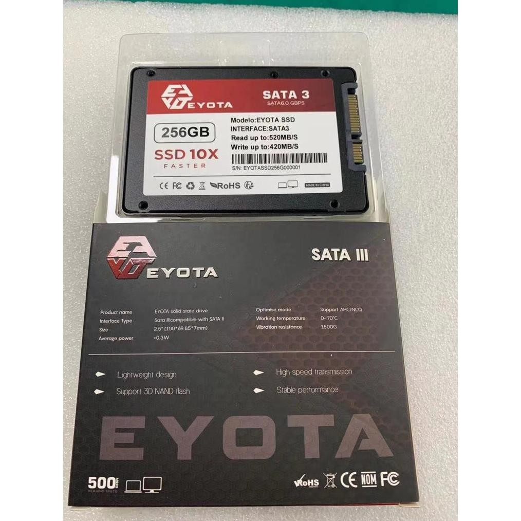 SSD EYOTA 256GB SATA III 2.5" 6GB/S GARANSI RESMI
