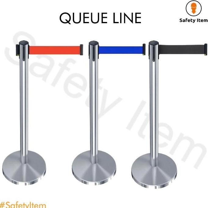 

BEBAS ONGKIR - Tiang Antrian / Queue Line Separator Stainless