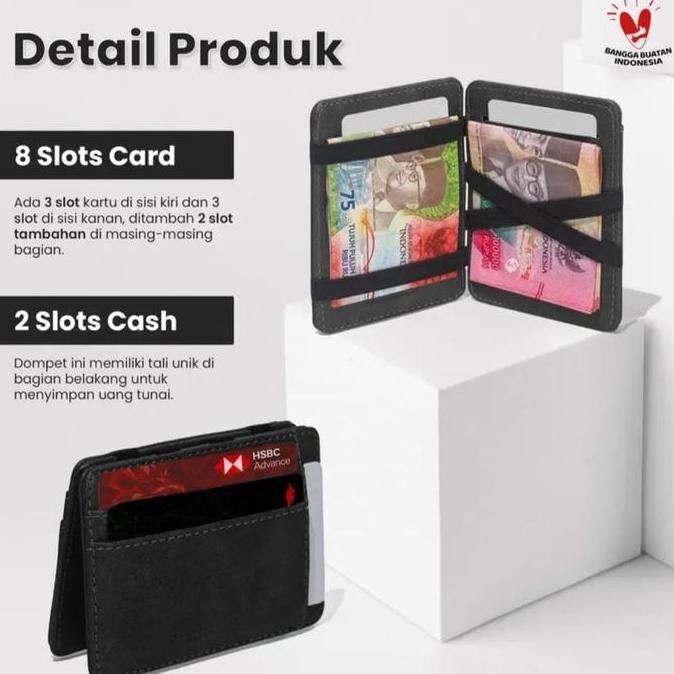 

TERBARU - Magic Wallet Dompet Kartu dan Uang Card Holder Premium