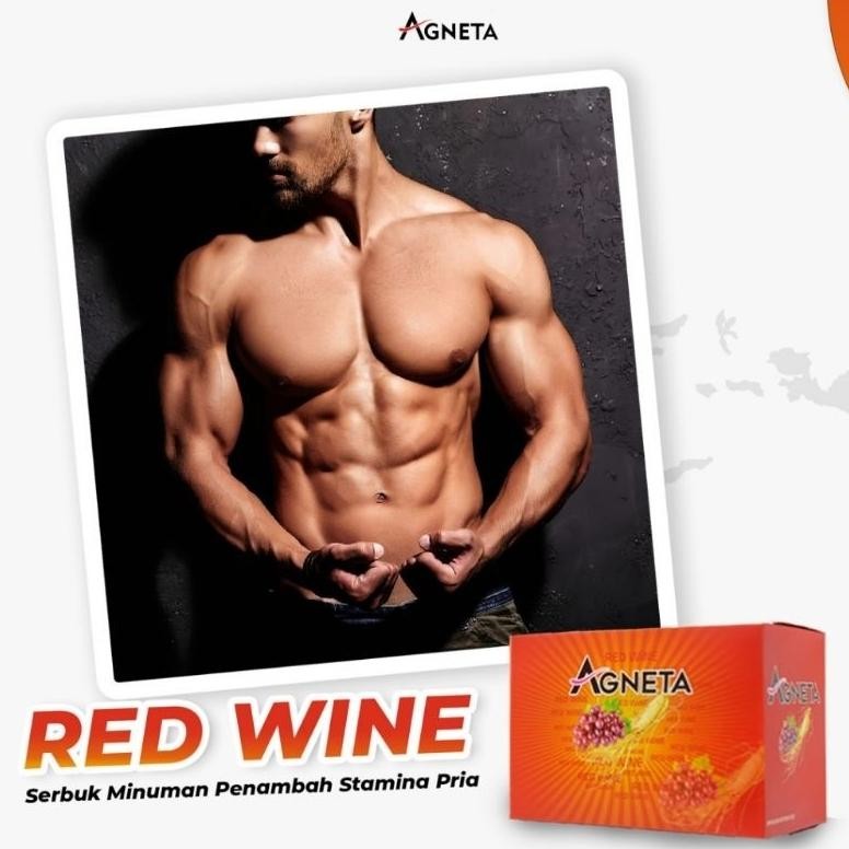 AGNETA RED WIN 1 BOX ISI 20 SACHET AGNETA MINUMAN SERBUK RASA BUAH ANGGUR SV9