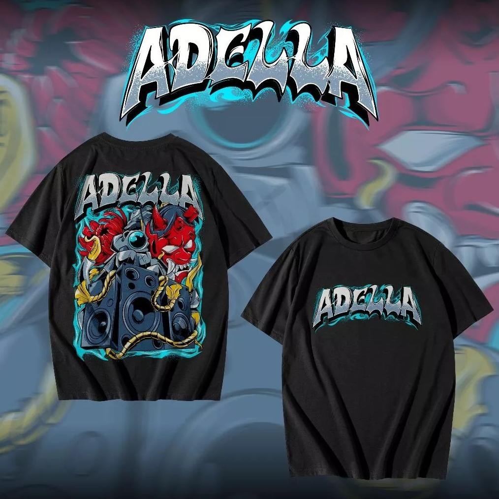 Promo Kaos Adella New Artikel 2025 Original Unisex Kaos Distro Kaos Kekinian, Kaos Adella, Pakaian P