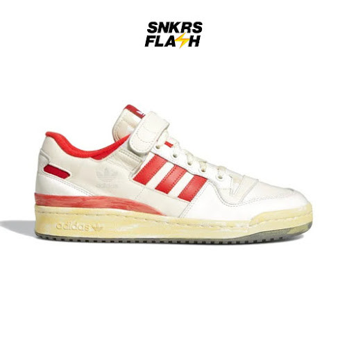 ADIDAS Forum 84 Low Aec White Sepatu Sneakers Pria - HR0557 - Size 44.7