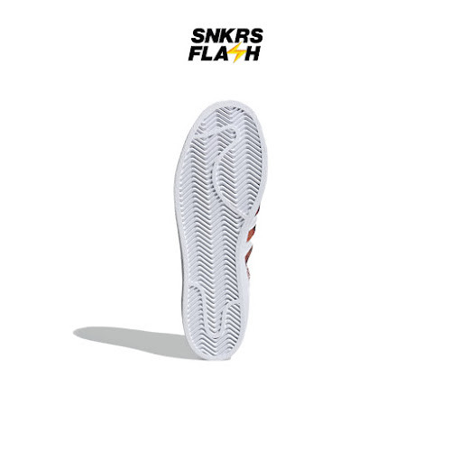 ADIDAS Superstar Lunar Year White Red Sepatu Sneakers Pria - GX8839 - Size 38