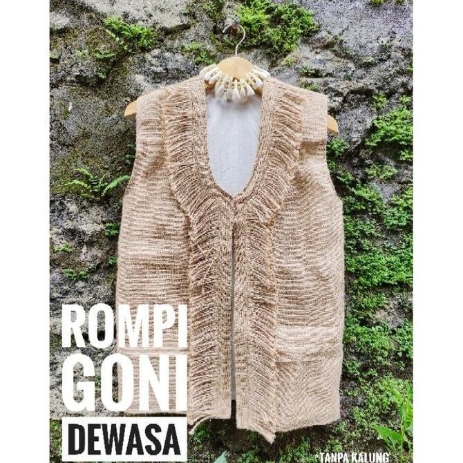 Terlaris Rompi Papua Pakaian Adat Tradisional Dewasa Pria/Wanita Baju Rompi Vest Papua Traditional C