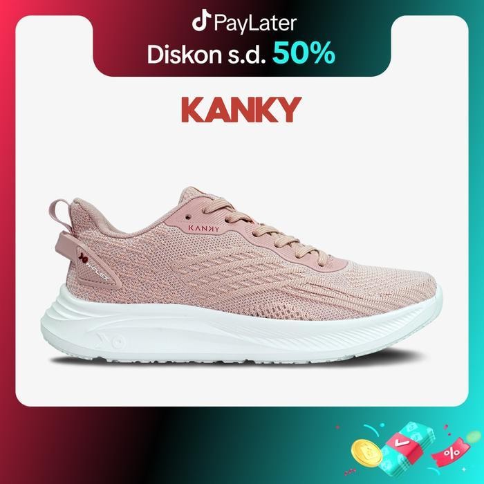 Kanky Yuga Ikebana - Sepatu Sneakers Casual Sport Sekolah Wanita Dewasa