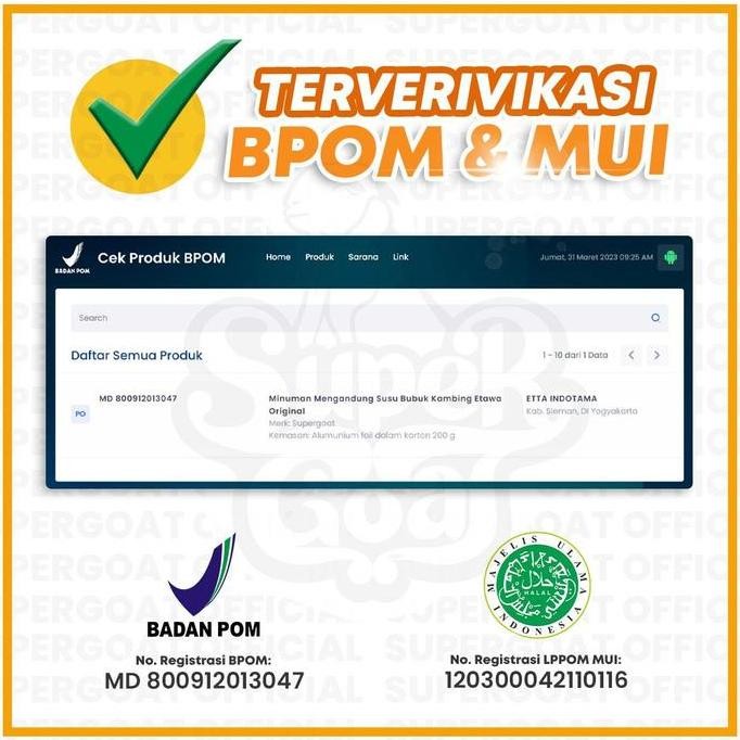 

Supergoat Stevia Minuman Bahan Susu Kambing Etawa Bubuk 2 Box Dairy Milk Serbuk Bantu Gula Darah Dan Diabetes Kualitas Terbaik Harga Termurah