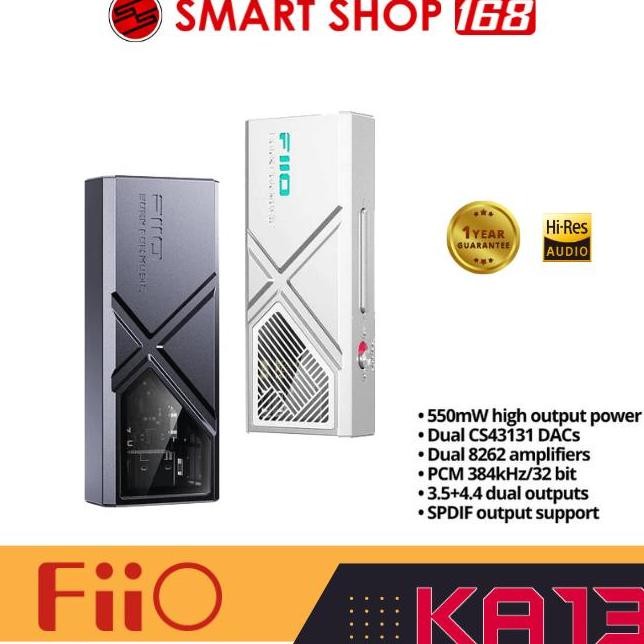 Fiio Ka13 Ka 13 Dual Cs43131 Portable Dac And Headphone Amplifier