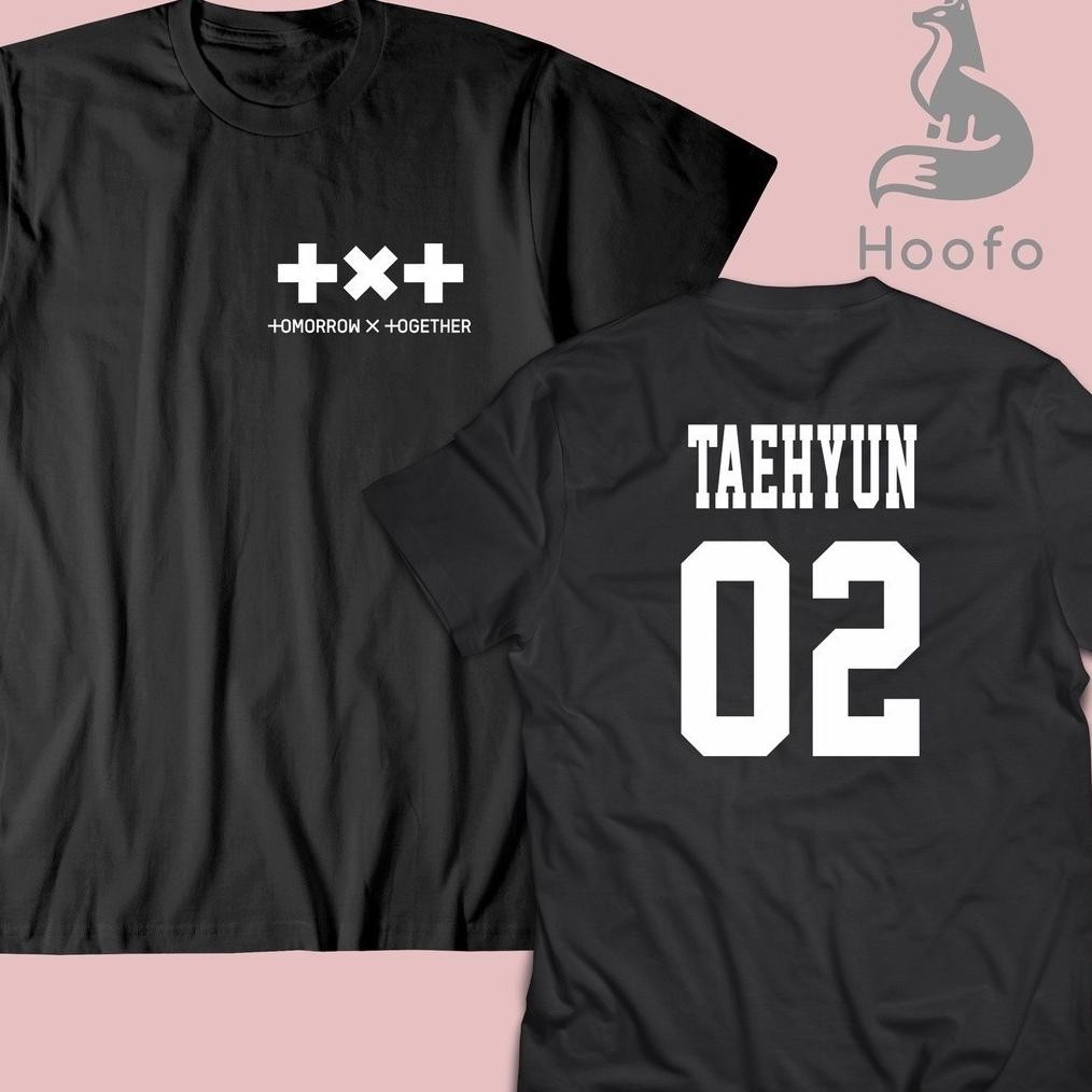 Promo T-Shirt Txt Yeonjun Soobin Beomgyu Hueningkai Kang Tae Hyun Wanita Pria
