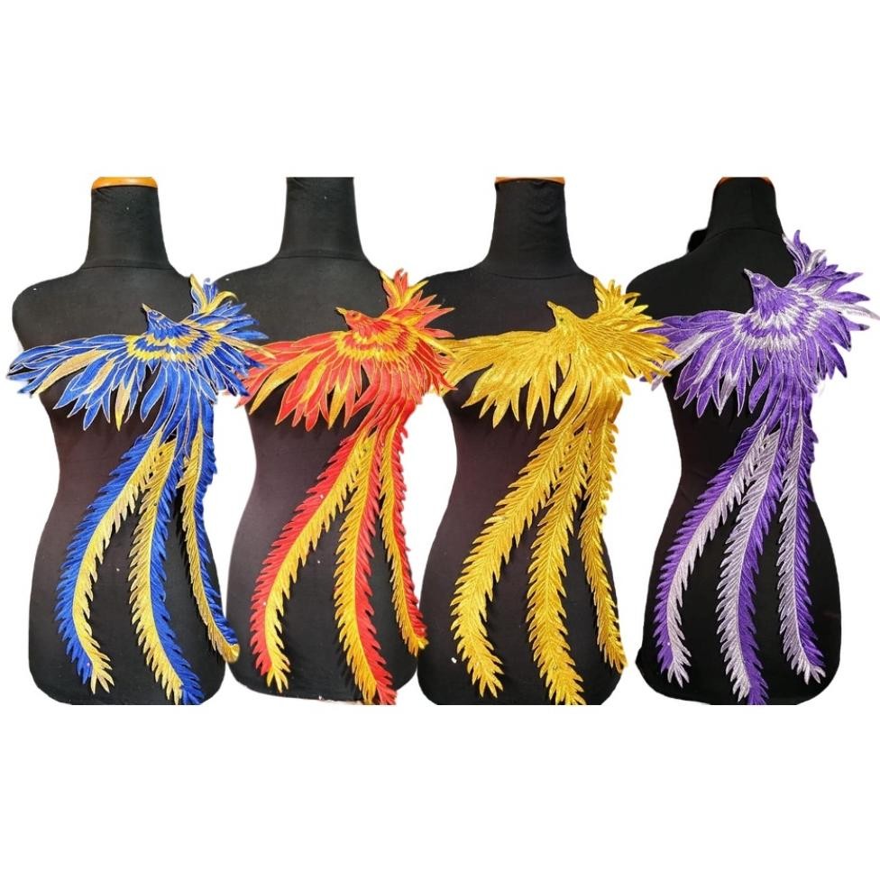 renda bordir burung rajawali