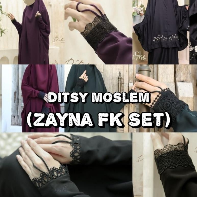 DITSY MOSLEM SATU SET FEBRUARI Zhameena FK Set dan Zayna FK Set AST