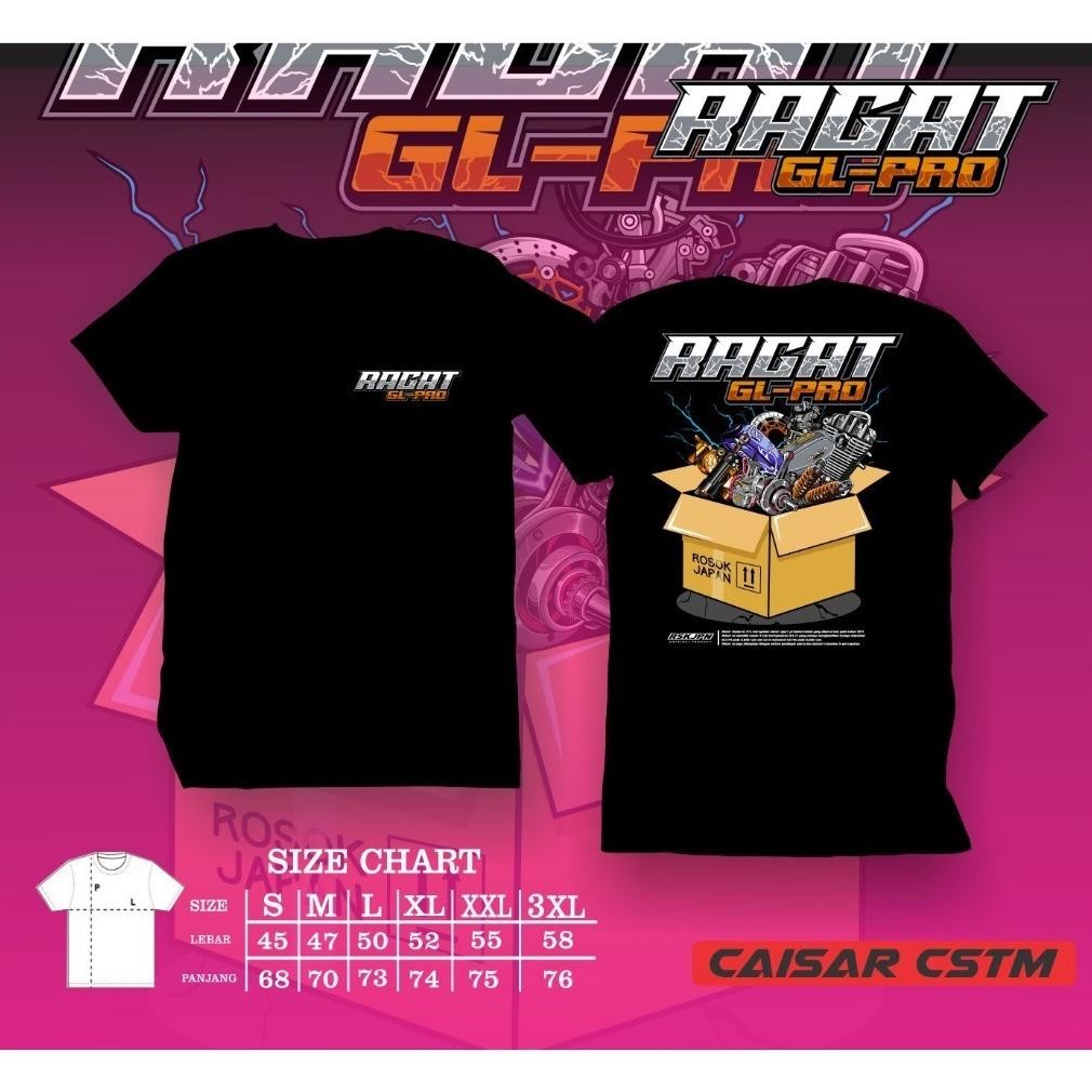 Promo Kaos Honda Ragat Gl Pro Gank Honda Herek Herex Distro Original Caisar Custom