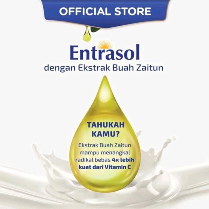 

Entrasol Can Plain 180 Ml X 30 Kaleng/180Ml/Susu Cair Steril Ekstrak Zaitun Original Dan Terpercaya