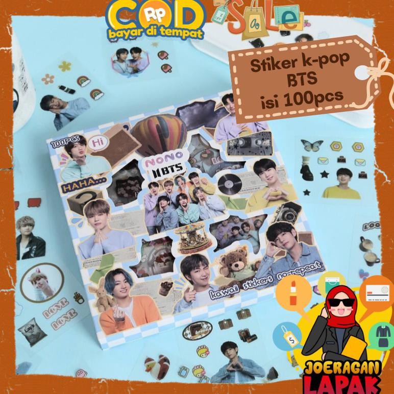 

Sticker Nono Bts Jungkook V Jimin Suga Seokjin Rm J-Hope - Sticker Waterproof Sticker Viral Lucu Baru