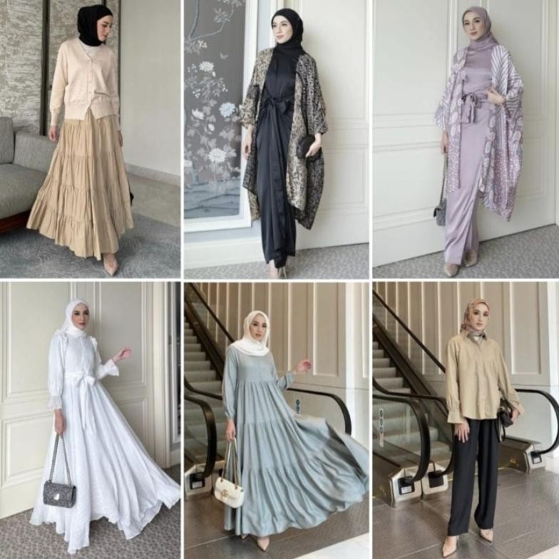 Gonegani Amara Noor Ameera Dayana Kimci Asmaa Basic Dress AST
